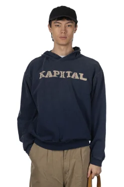 Online Kapital SWT Knit Hoodie (SPEAKEASY ) - Navy
