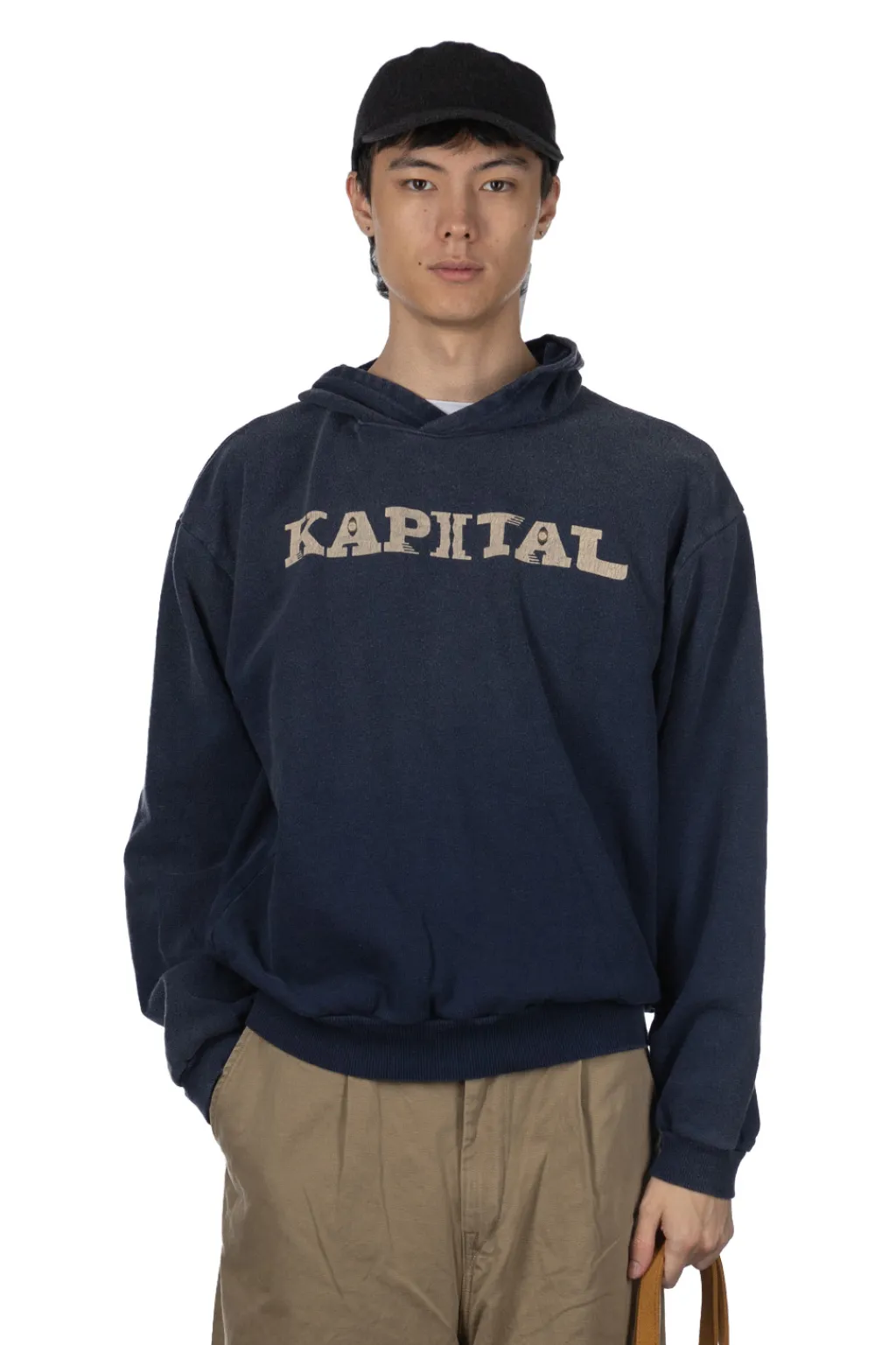 Online Kapital SWT Knit Hoodie (SPEAKEASY ) - Navy