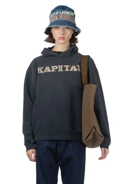 Outlet Kapital SWT Knit Hoodie (SPEAKEASY ) - Black