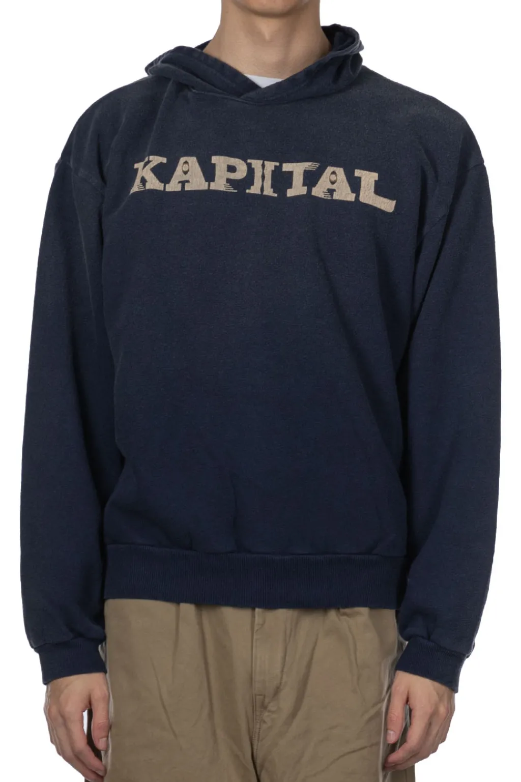 Online Kapital SWT Knit Hoodie (SPEAKEASY ) - Navy