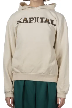Hot Kapital SWT Knit Hoodie (SPEAKEASY ) - Natural