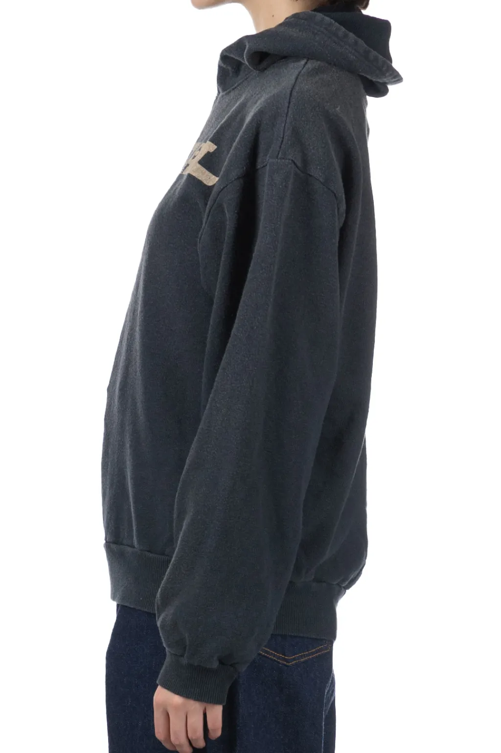 Outlet Kapital SWT Knit Hoodie (SPEAKEASY ) - Black