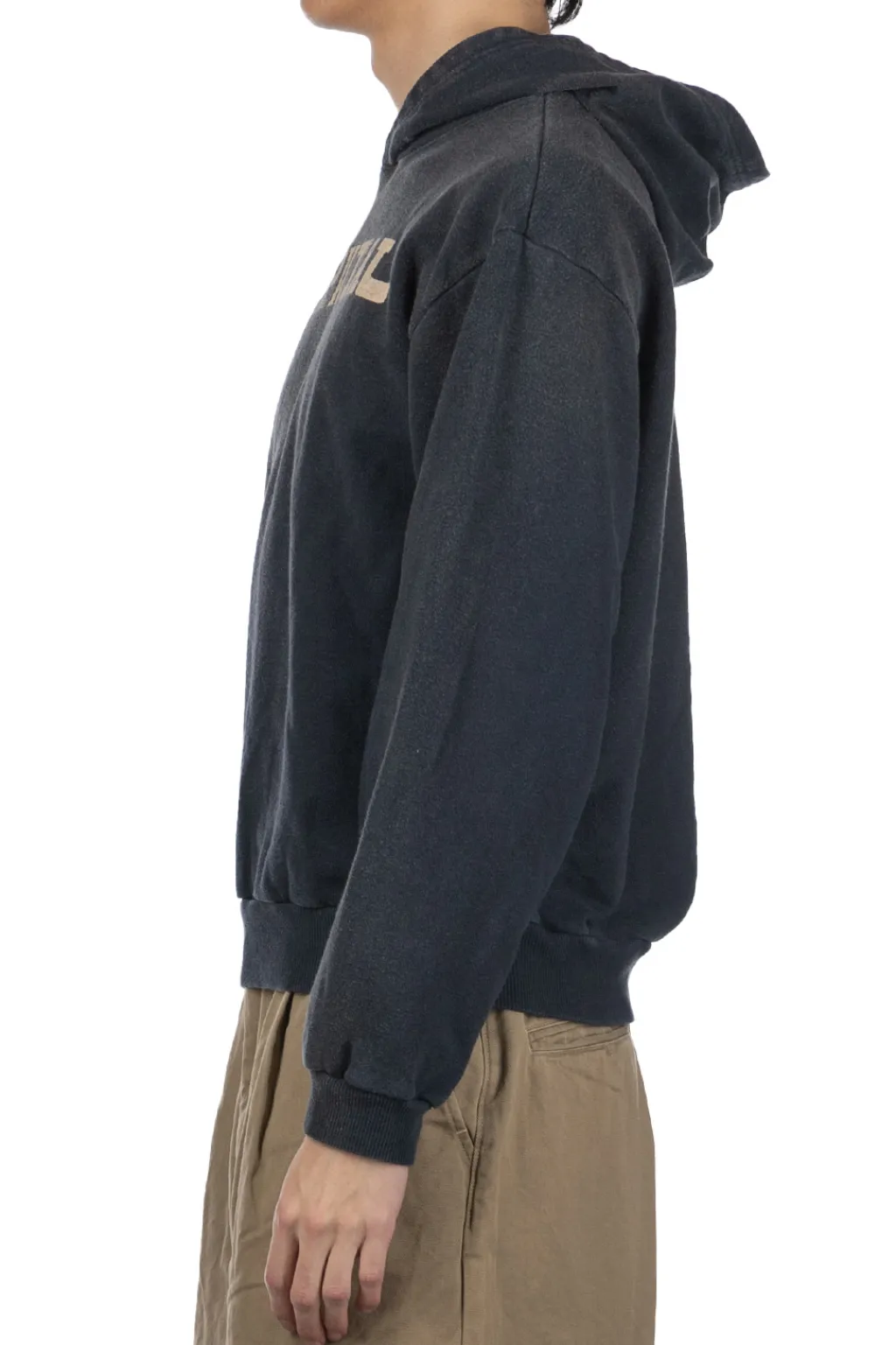 Clearance Kapital SWT Knit Hoodie (SPEAKEASY ) - Black