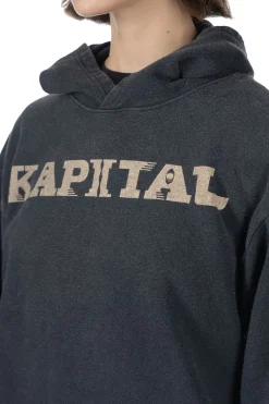 Outlet Kapital SWT Knit Hoodie (SPEAKEASY ) - Black