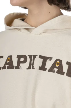 Hot Kapital SWT Knit Hoodie (SPEAKEASY ) - Natural