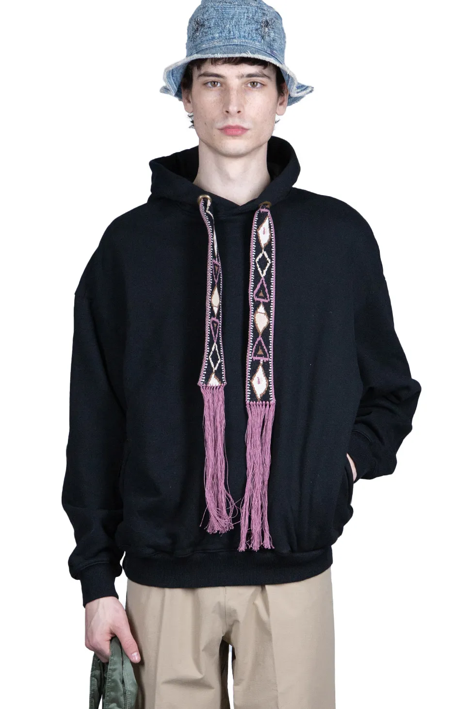 New Kapital 30/-SWT Knit MALDIVES BIG Parka - Black