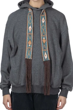 Outlet Kapital 30/-SWT Knit MALDIVES BIG Parka - Charcoal