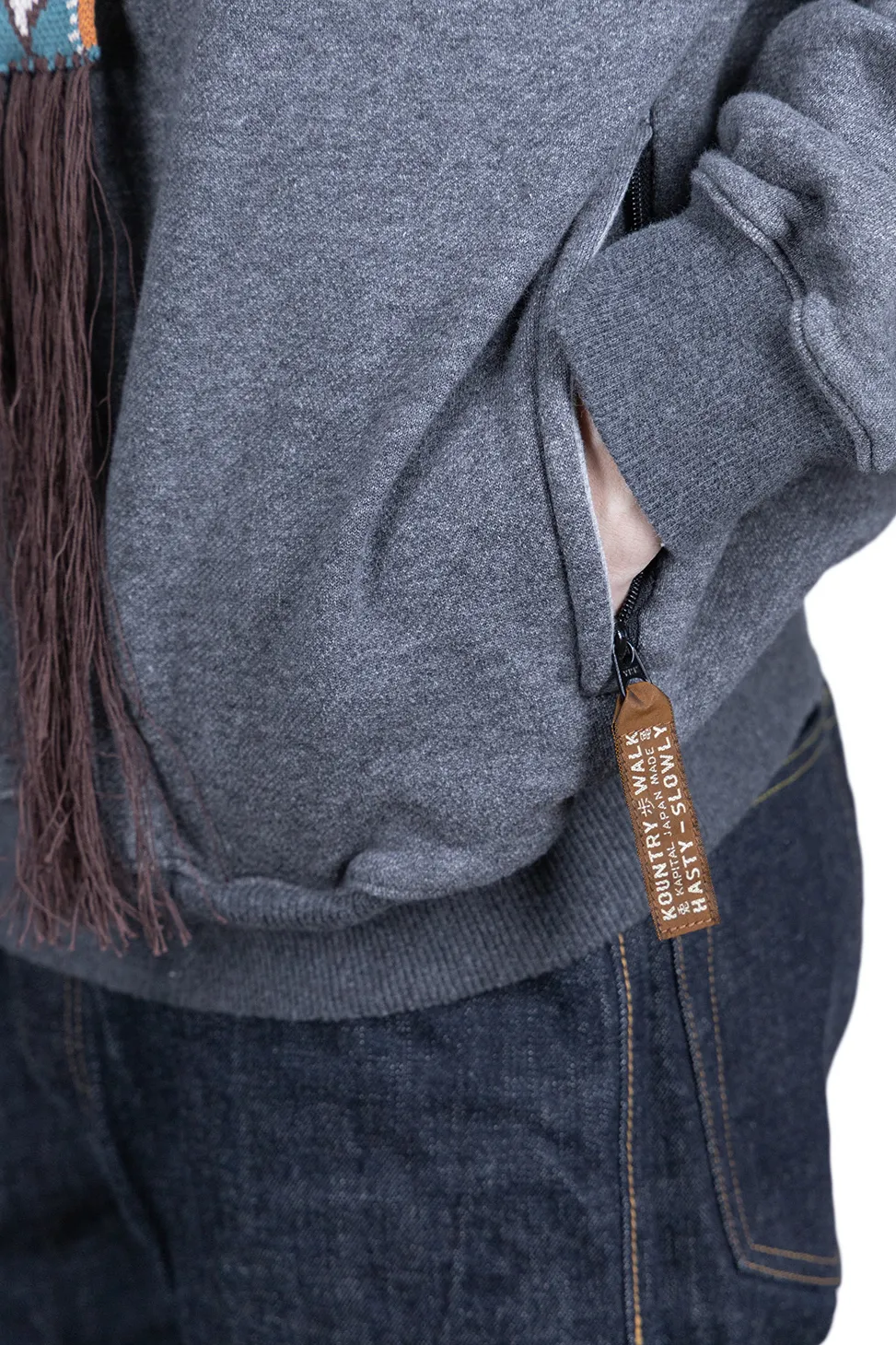 Best Kapital 30/-SWT Knit MALDIVES BIG Parka - Charcoal