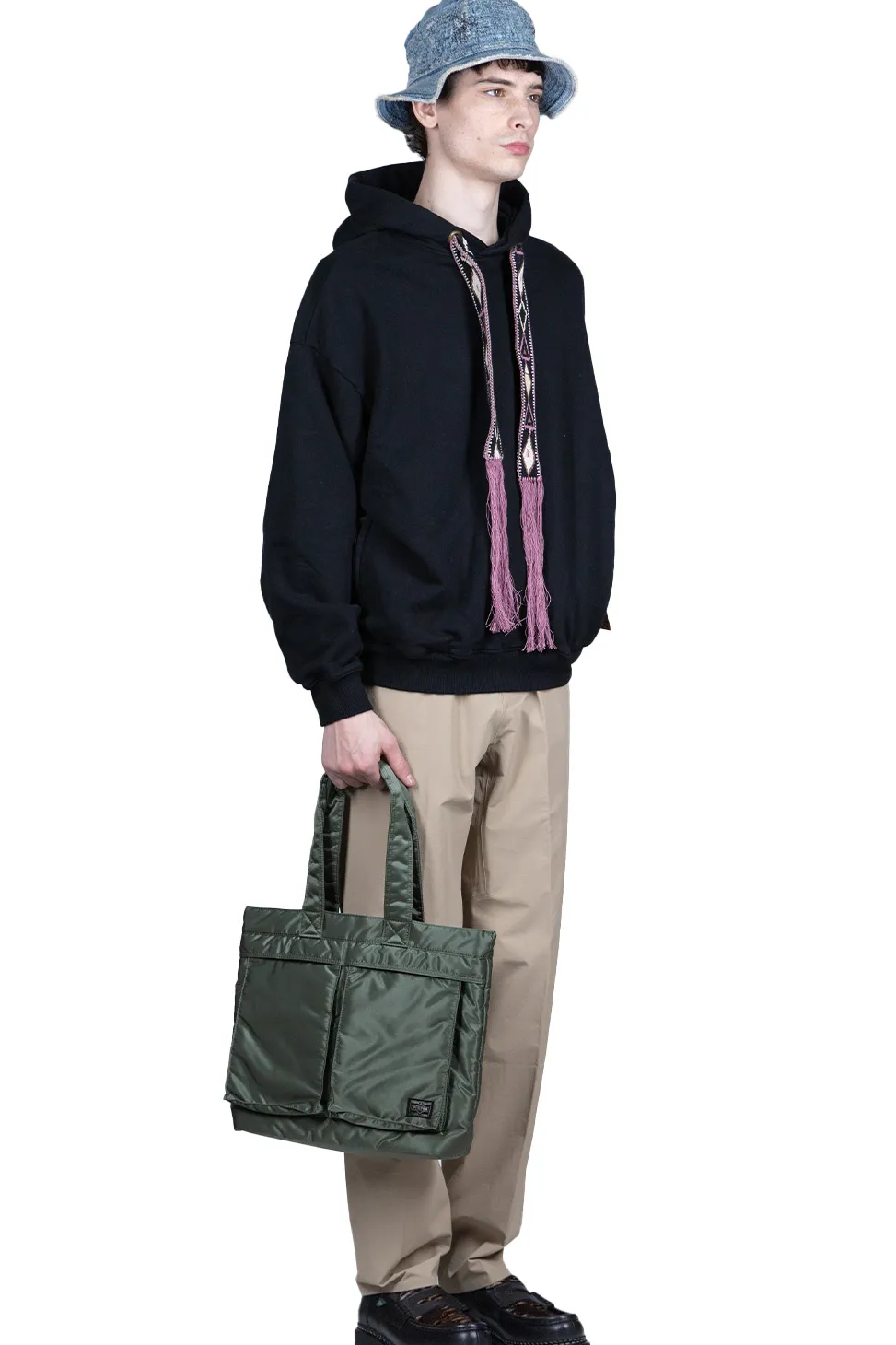 New Kapital 30/-SWT Knit MALDIVES BIG Parka - Black