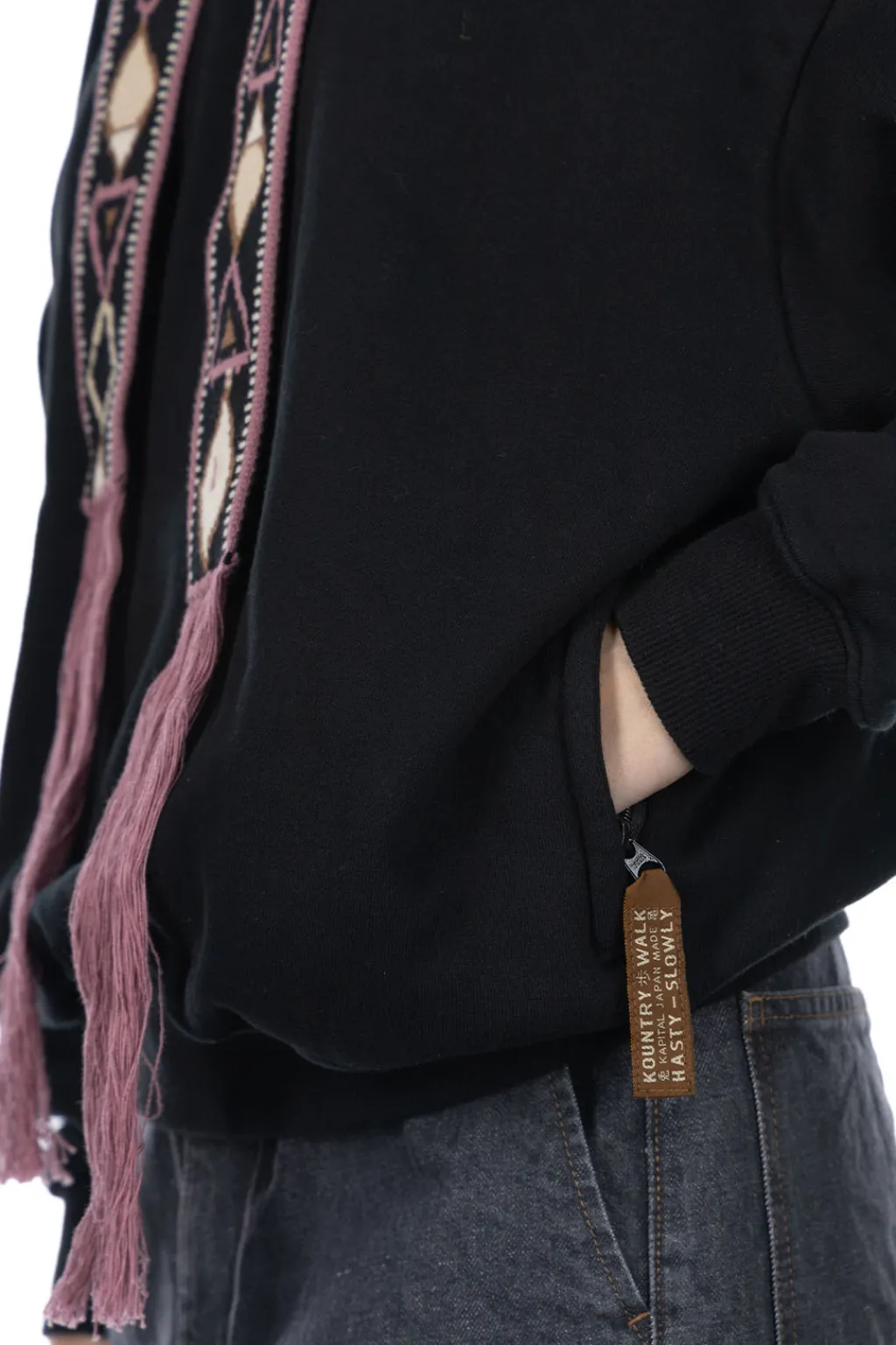 Sale Kapital 30/-SWT Knit MALDIVES BIG Parka - Black