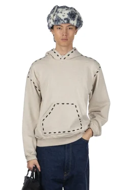 Fashion Kapital SWT Knit MARIONETTE Hoodie - Natural