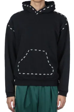 Discount Kapital SWT Knit MARIONETTE Hoodie - Black