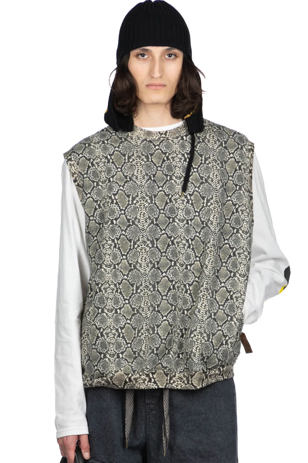 Sale Kapital SWT Knit Python BIG Vest