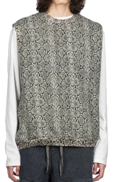Sale Kapital SWT Knit Python BIG Vest