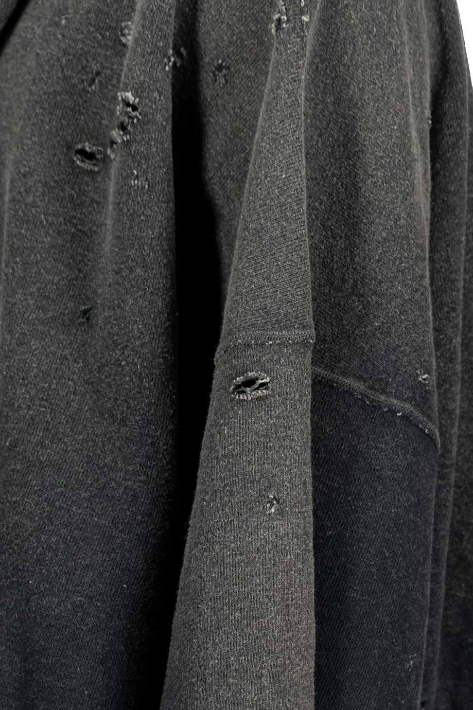 Hot Kapital SWT Knit THRILLER Damaged DEVIL Hoodie (STUDS) - Black