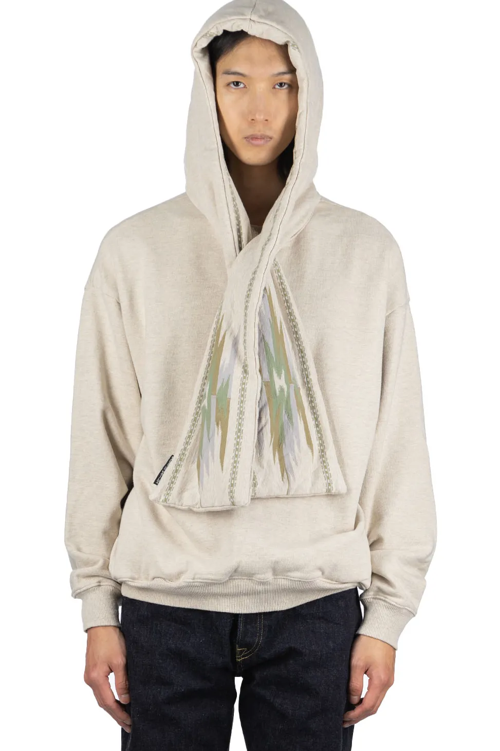 Outlet Kapital SWT Knit x Ortega Jersey KESA Parka - Natural