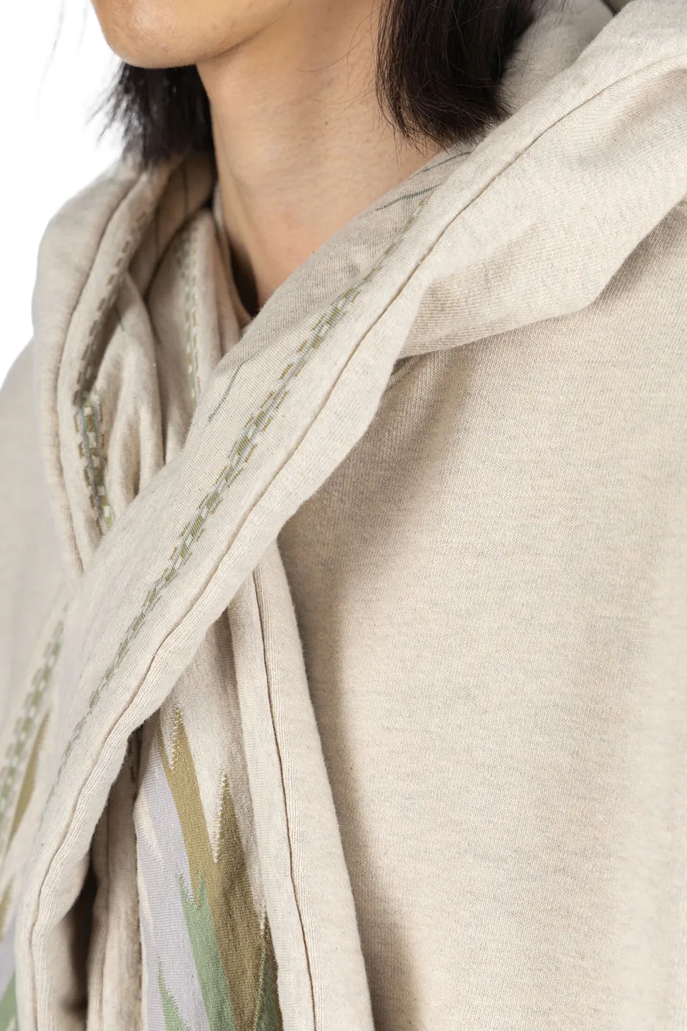 Outlet Kapital SWT Knit x Ortega Jersey KESA Parka - Natural