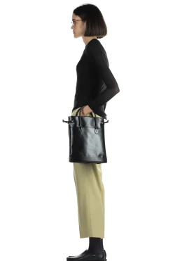 Hot Comme Des Garcons Comme Des Garcons Synthetic Leather Bag - Black