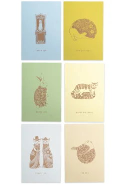 Discount Mino Washi tamane iwata POST CARDS - 6 CHOICES
