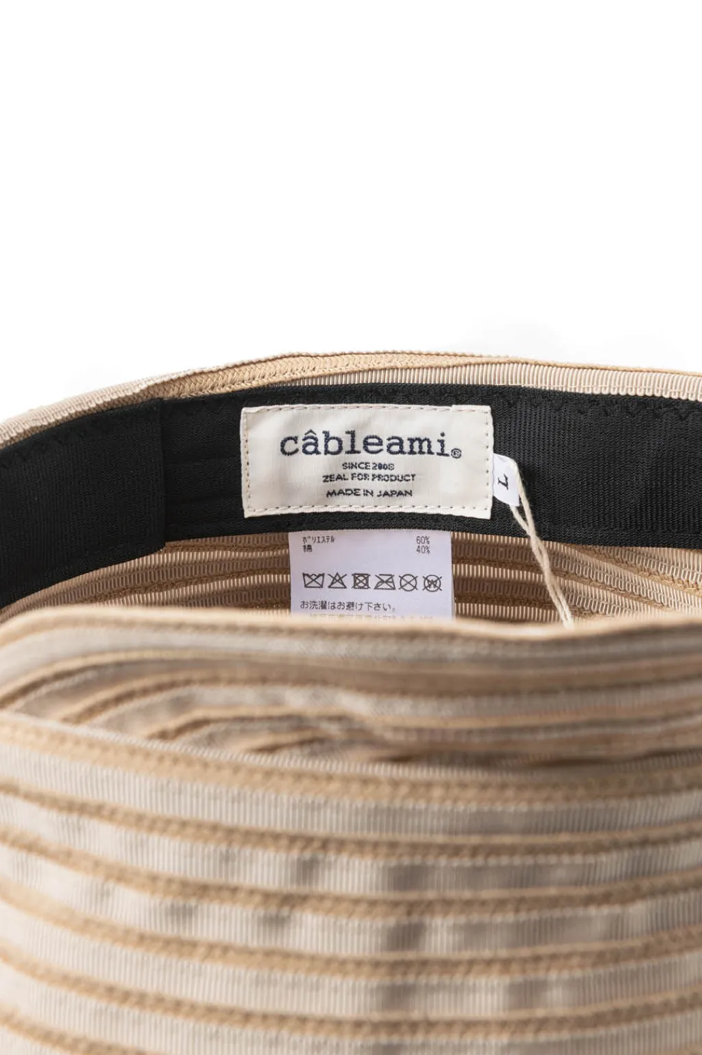 Discount Cableami Tape Casquette - 2 Color Choices