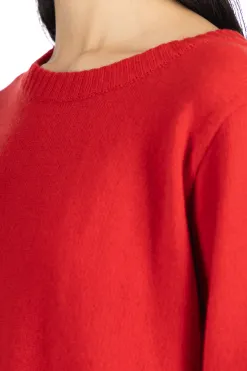 Sale NARU Tasmanian Lambswool Pullover - Red