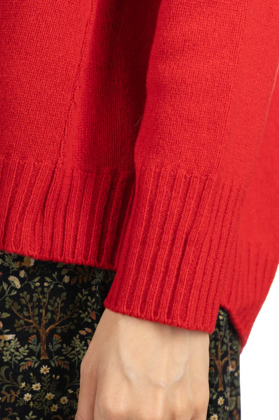 Sale NARU Tasmanian Lambswool Pullover - Red