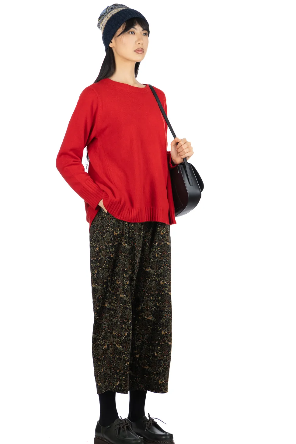 Sale NARU Tasmanian Lambswool Pullover - Red