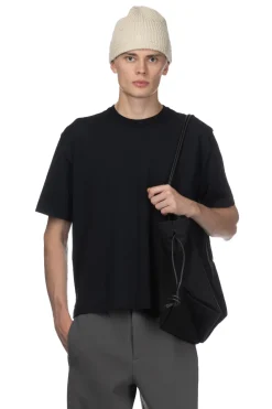 Sale CFCL TC High Gauge Short Sleeve T-Shirt - Black