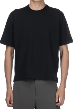 Sale CFCL TC High Gauge Short Sleeve T-Shirt - Black