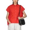 Online nicholson & nicholson TENDER-POPLIN Top - Red
