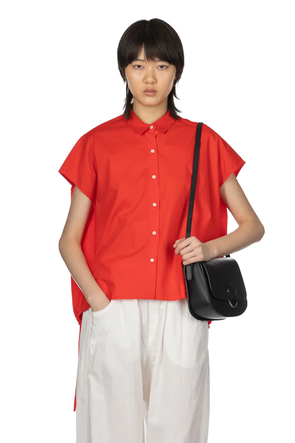 Online nicholson & nicholson TENDER-POPLIN Top - Red
