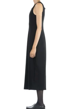 Clearance AURALEE TENSE WOOL DOUBLE CLOTH DRESS - Black