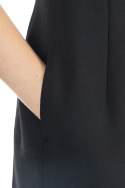 Clearance AURALEE TENSE WOOL DOUBLE CLOTH DRESS - Black
