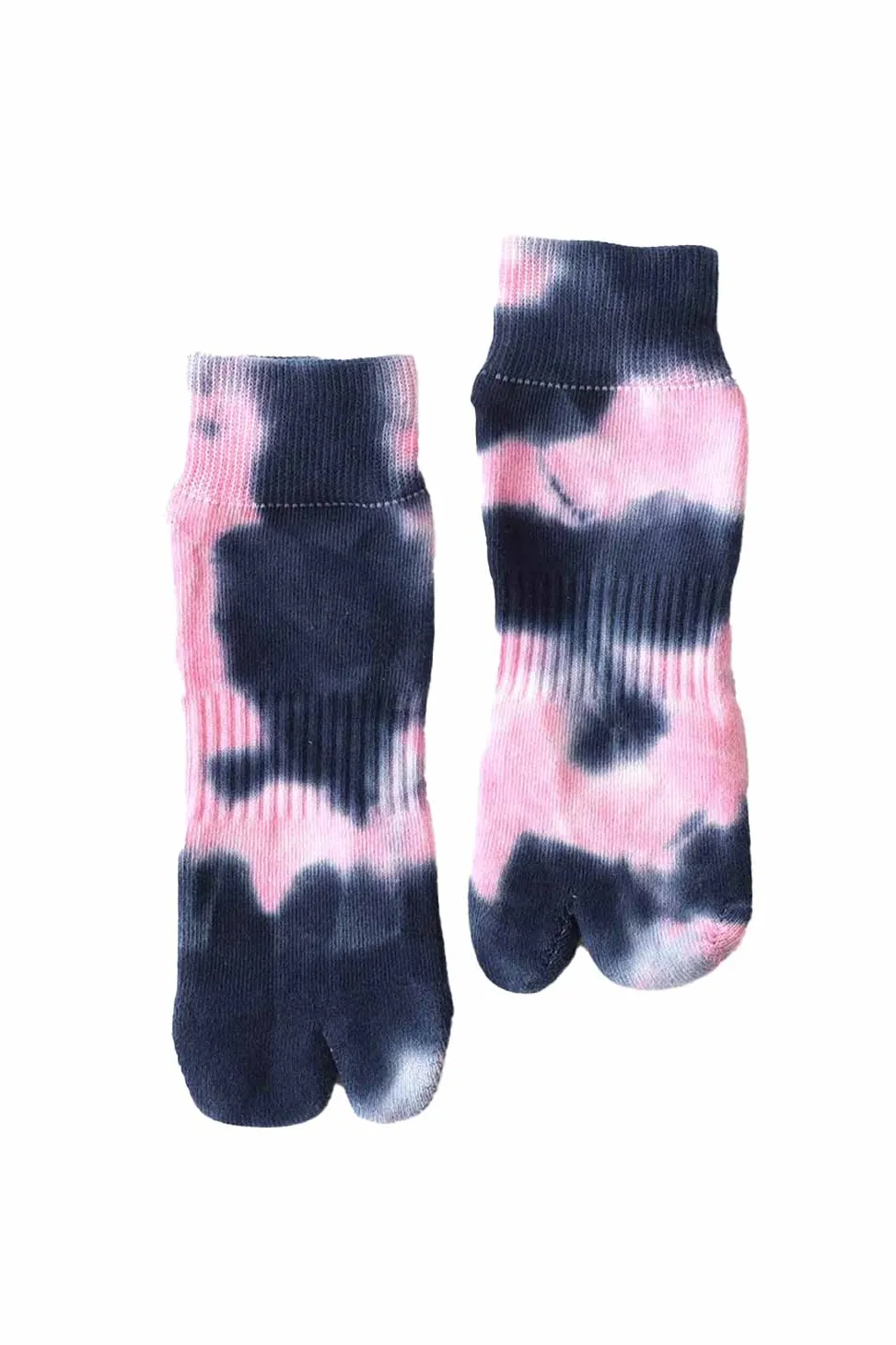 Hot NODAL Tie Die Socks - Pink x Navy