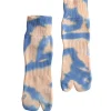 Best NODAL Tie Dye Socks - Orange x Blue