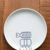 Clearance Kihara Porcelain Tokyo Icon Plate - Sushi 寿司