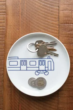 Clearance Kihara Porcelain Tokyo Icon Plate - Yamanote Line 山手線