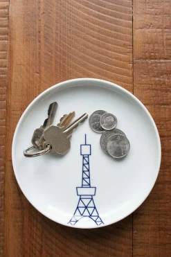 Best Kihara Porcelain Tokyo Icon Plate- Tokyo Tower