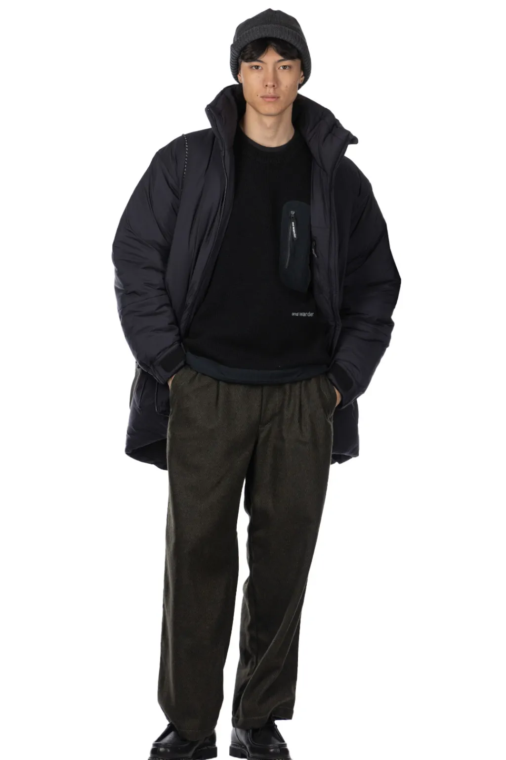 Discount And Wander Top Fleece Coat - Black