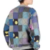 Clearance Kapital Top Fleece x PROFILE RAINBOWY Quilt 2-Tone BIG SWT - Grey
