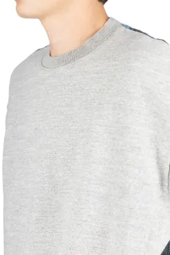 Clearance Kapital Top Fleece x PROFILE RAINBOWY Quilt 2-Tone BIG SWT - Grey