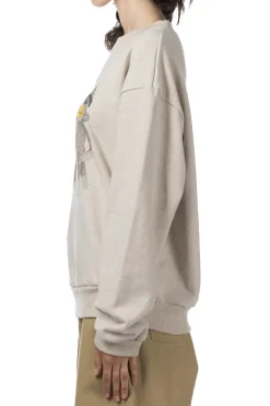 Clearance Kapital TOP SWT Knit Crew SWT (MONKEY AMIGOS) - Natural