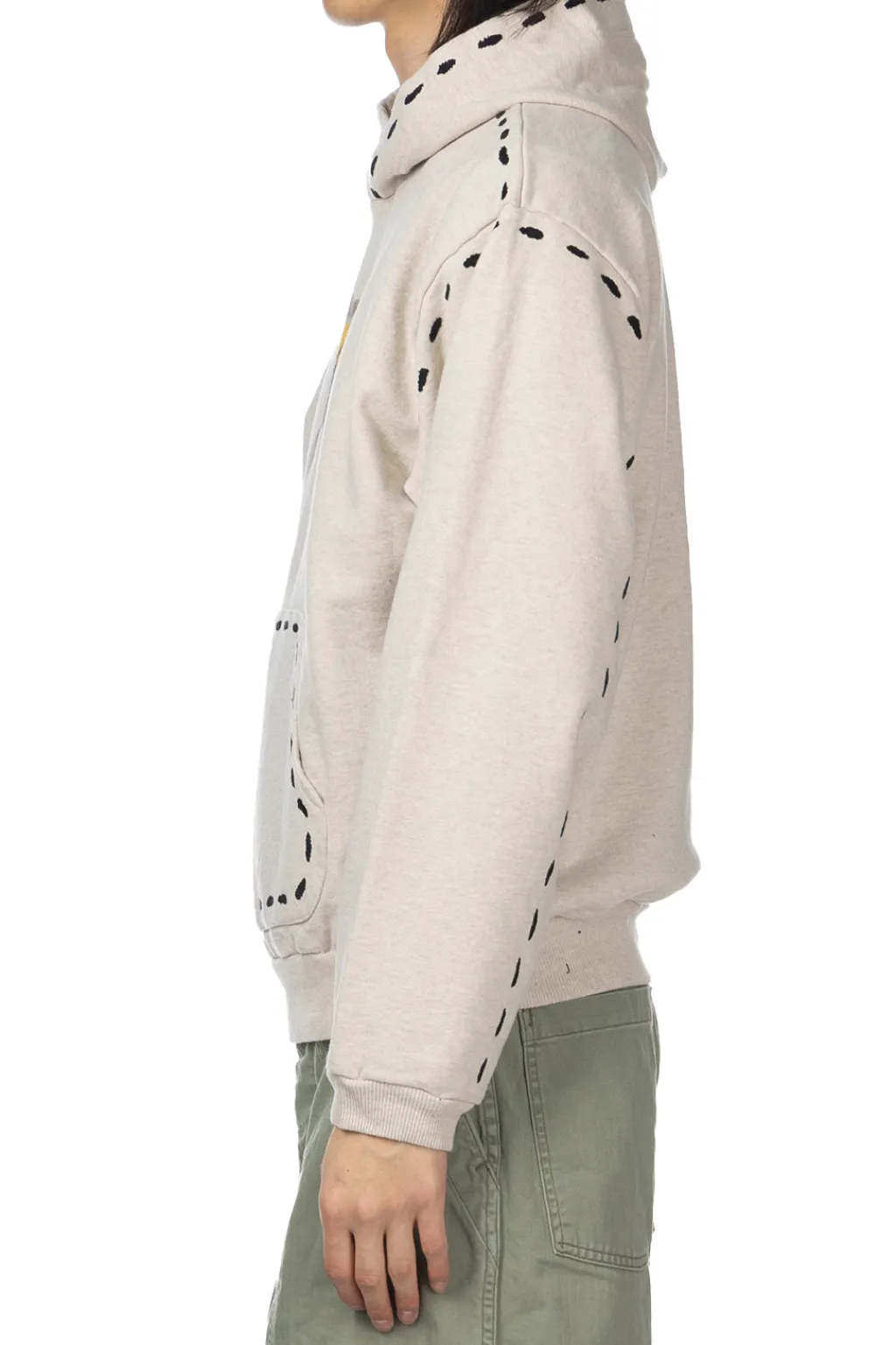 Best Kapital TOP SWT Knit MARIONETTE Hoodie (KINAPUPPU) - Natural