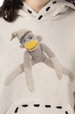 Discount Kapital TOP SWT Knit MARIONETTE Hoodie (KINAPUPPU) - Natural