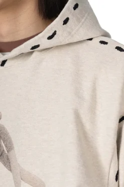 Best Kapital TOP SWT Knit MARIONETTE Hoodie (KINAPUPPU) - Natural