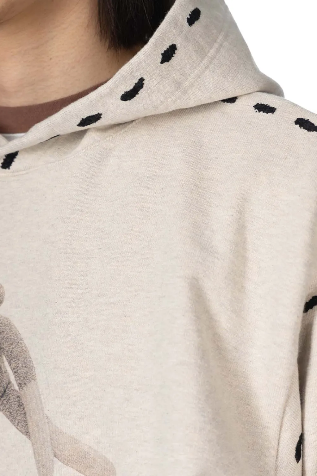 Best Kapital TOP SWT Knit MARIONETTE Hoodie (KINAPUPPU) - Natural