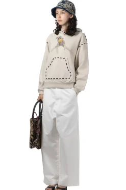 Discount Kapital TOP SWT Knit MARIONETTE Hoodie (KINAPUPPU) - Natural