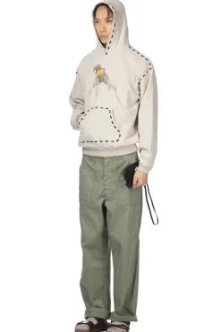 Best Kapital TOP SWT Knit MARIONETTE Hoodie (KINAPUPPU) - Natural
