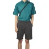 Discount Manual Alphabet TR Typewriter Short Pants - Charcoal