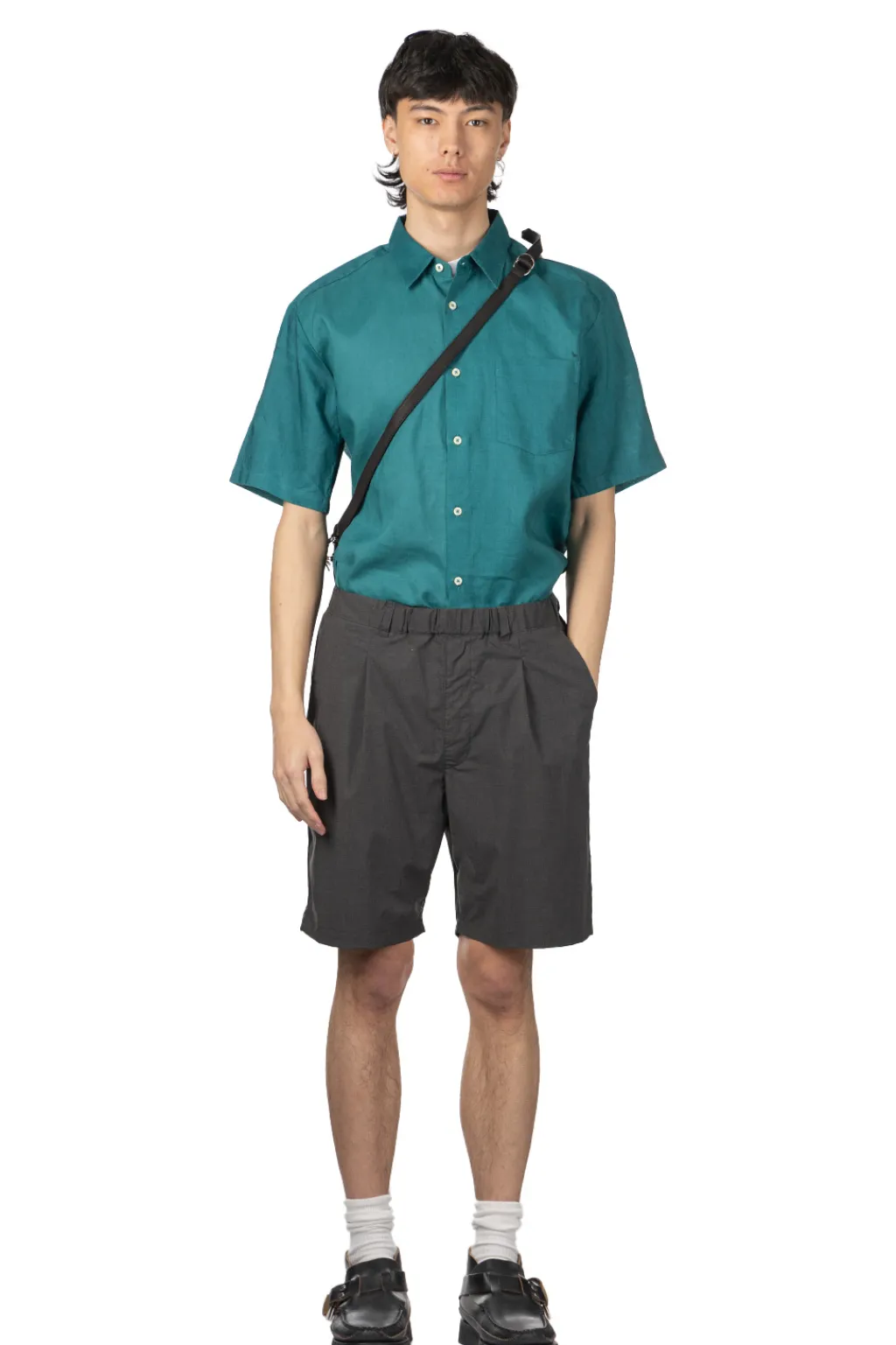 Discount Manual Alphabet TR Typewriter Short Pants - Charcoal
